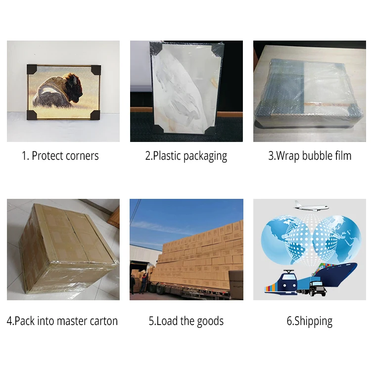 2022 Hot Sale Dongjin High quality frame landscape gallery WALL art  cuadro decorativo  oil painting