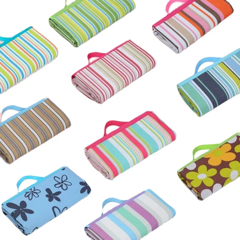 
HotSale Wholesale Sleeping Mat Camping Pad Custom Pattern Bag Custom Beach Picnic Foldable Waterproof Pocket Nylon Mat 
