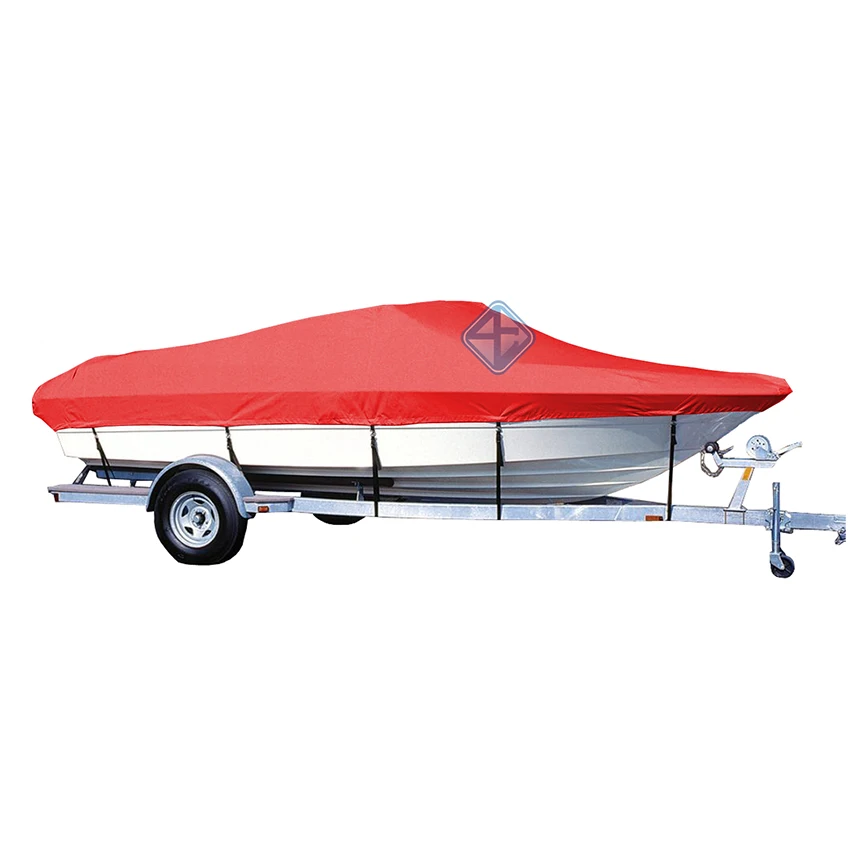 600D Solution Dyed Polyester Fabric Boat Cover with PU Coating