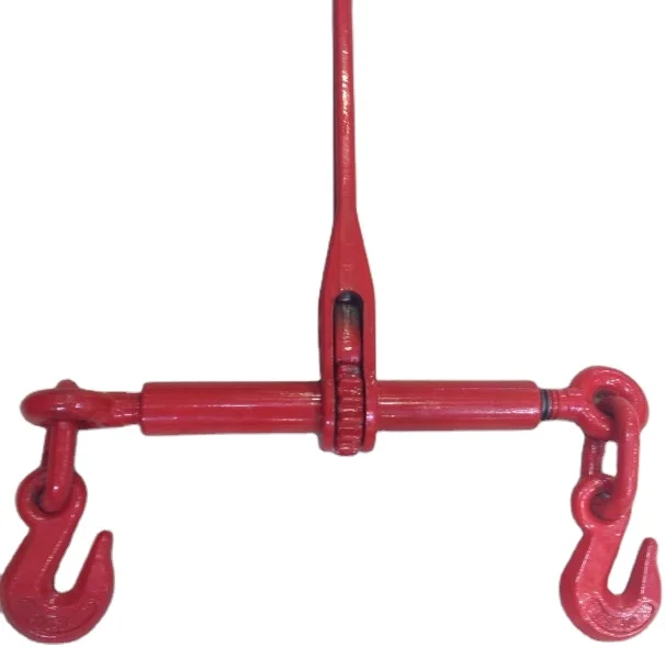 Chenli wholesale ratchet type load binder painted red hardware rigging fittings