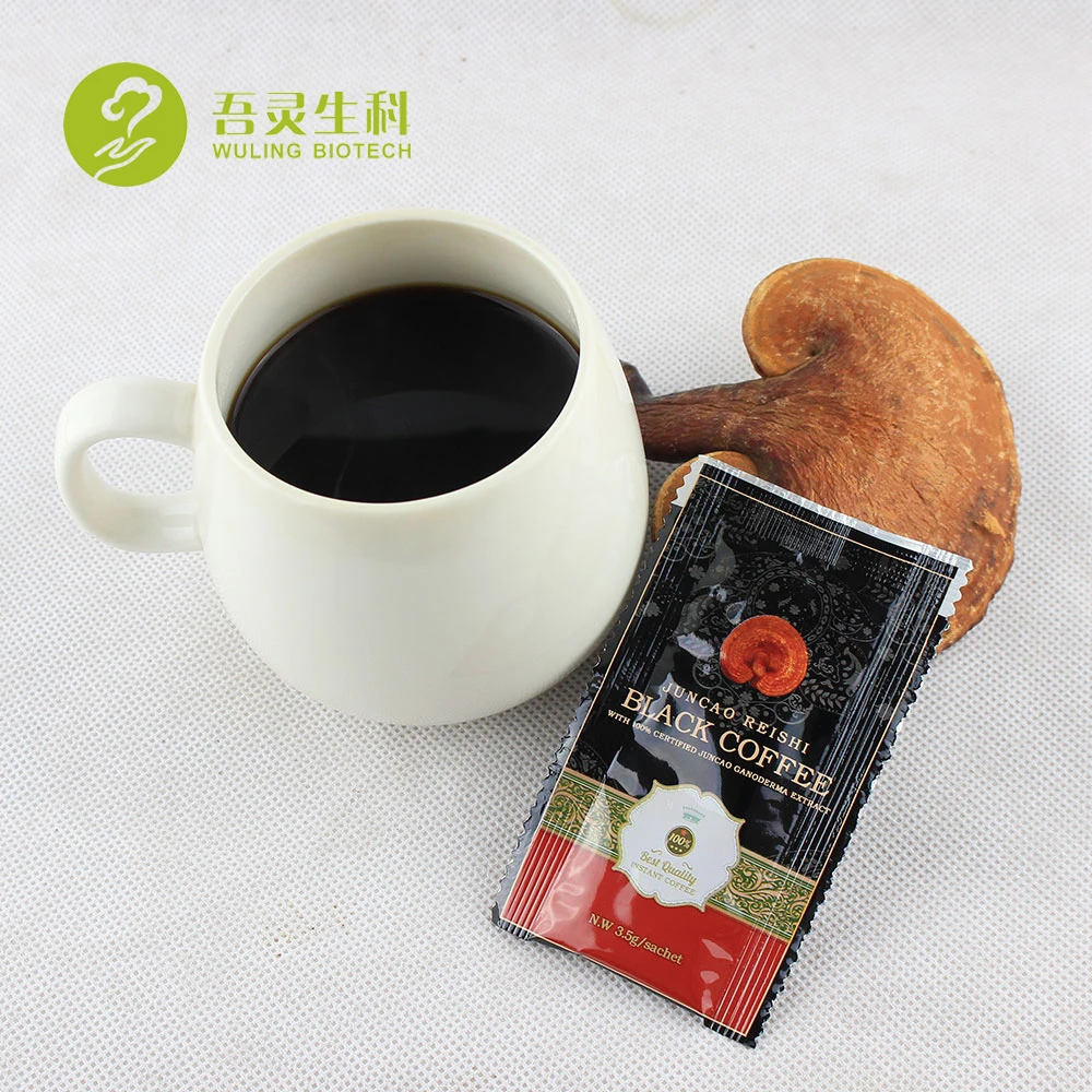  Бесплатная доставка экстракт ganoderma lucidum саше черного кофе