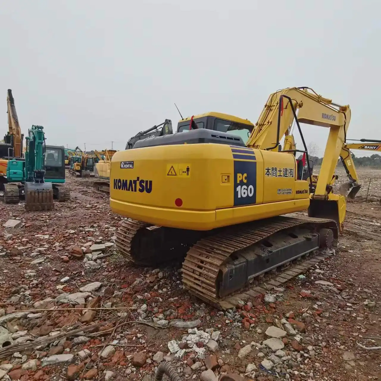Экскаваторы Komatsu 16 тонн PC160 оригинальный японский для инженерного строительства
