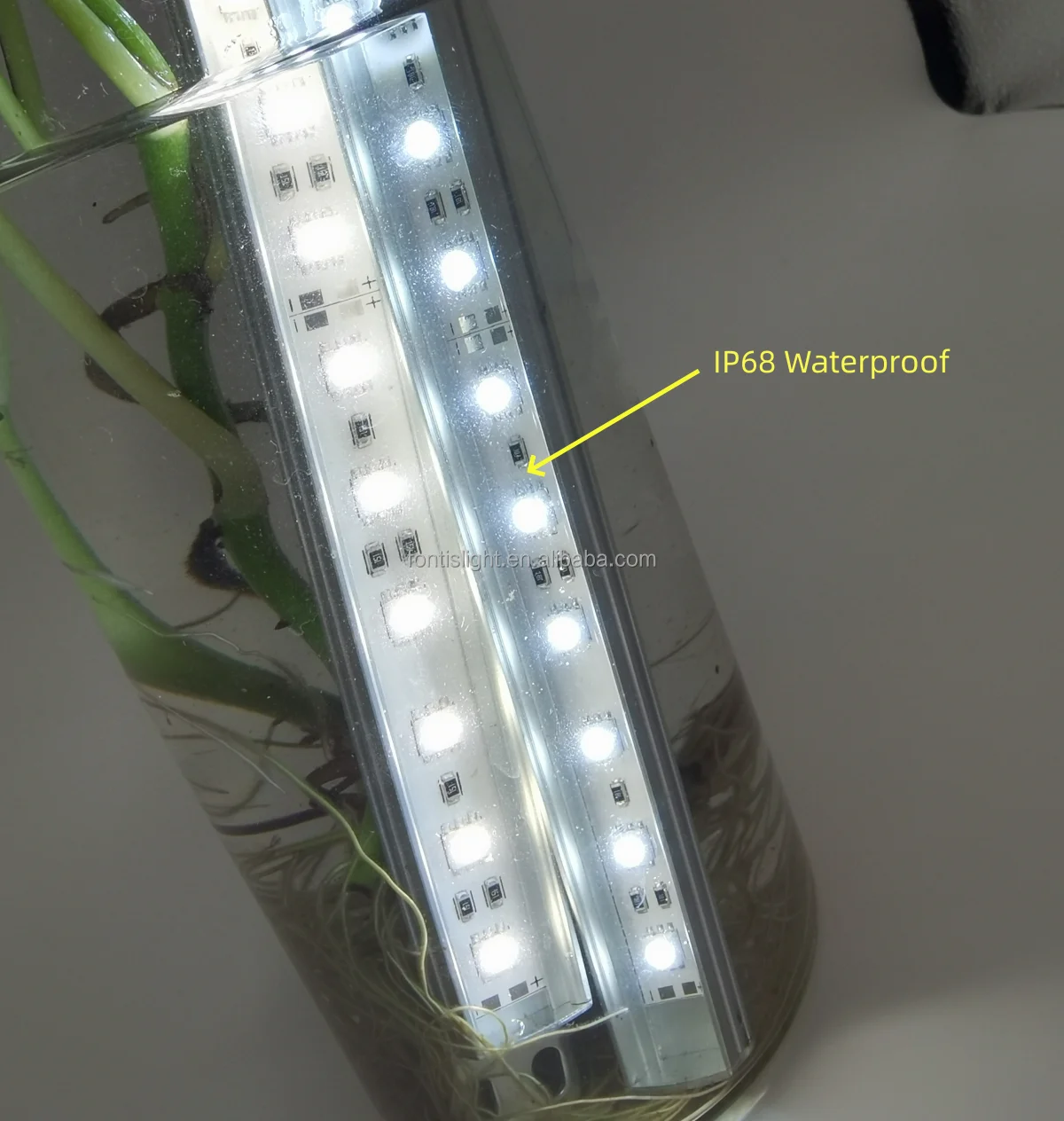Custom OEM ODM waterproof IP68 3000k/4000k/6000k Red Green Blue Yellow 5050 light bars led hard bar light