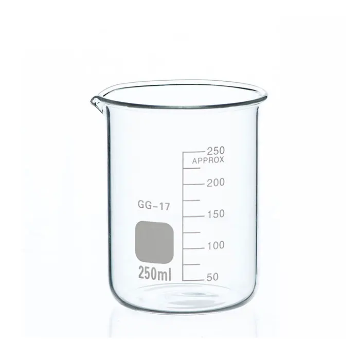 Wholesale Heat Resistant Borosilicate Glass Measuring Beakers for Laboratory Test
