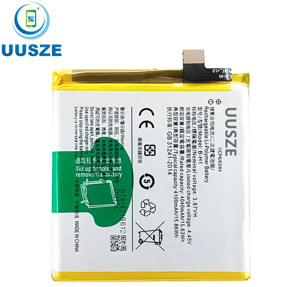 Li-ion Batteries for Cellphone Smart Mobile Phone Li-Polymer Recharge Battery Fit for Vivo B-H1 K3 G7 o8 o5 P5 C1 B2 B9 X5 S2 S7