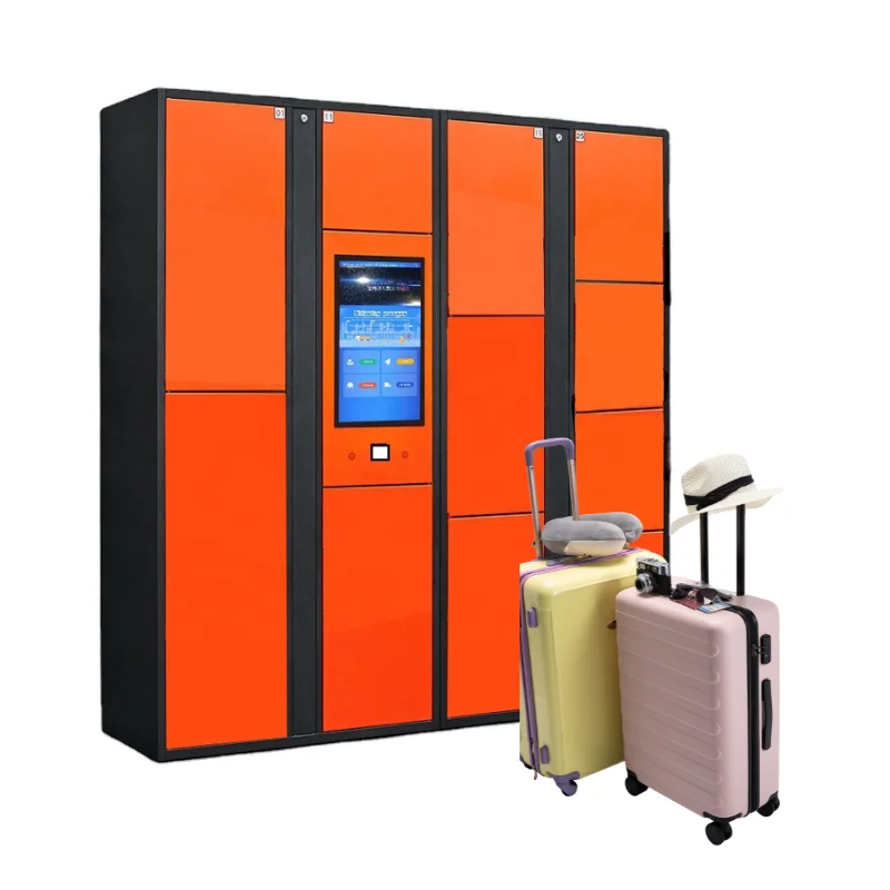 Smart Luggage Locker with Touch Screen for Airport/Railway Station luggage locker smart
