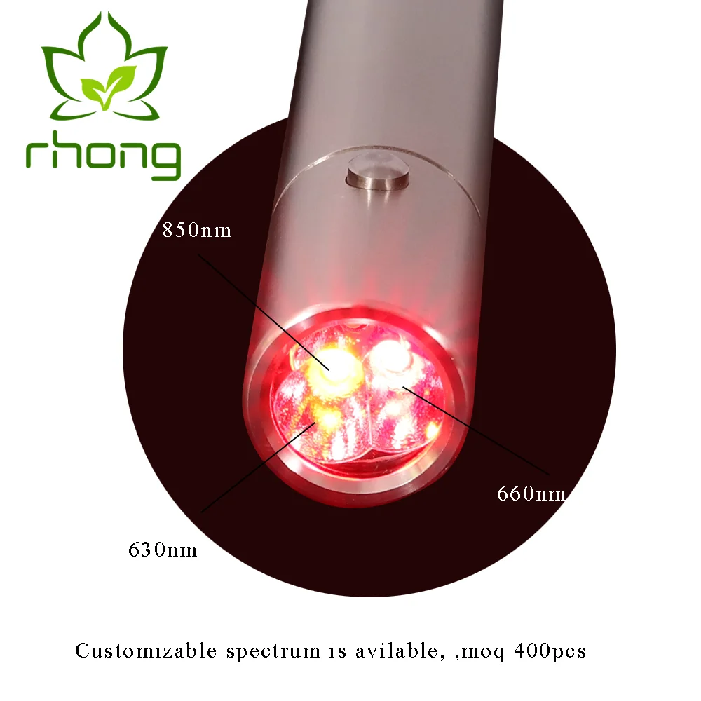 
( Wavelength Customized ) portable Infra Led Lamps 660nm 850nm,9W red light therapy torch 630nm for skin care 