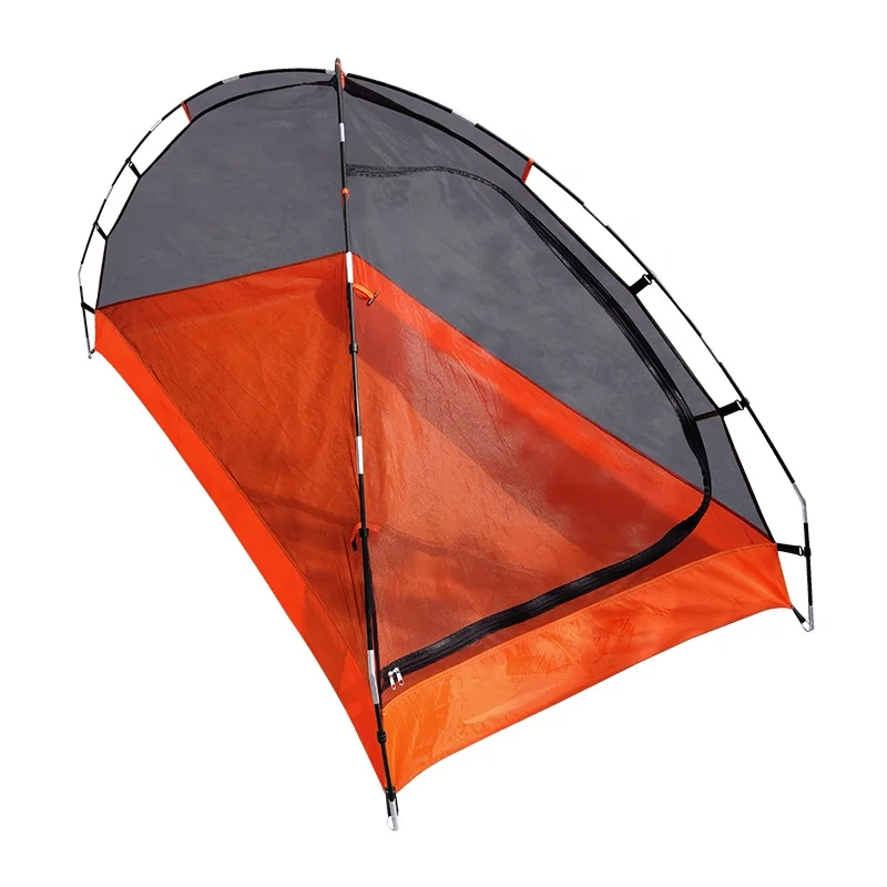 Outdoor Camping 1 Person Double Layer Backpacking Waterproof Easy Install Portable Sun Shelter Single Hiking Tent