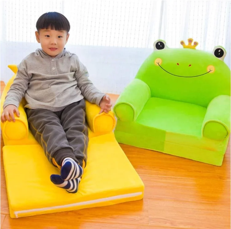 New Style  Furniture Living Room Children Baby Mini Folding Plush Sofa