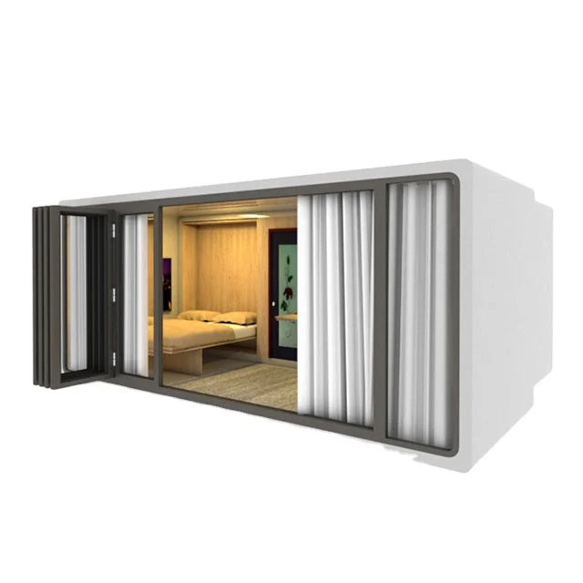 Modern Mobile Prefabricated House Smart Tiny Wooden Full Package Home Kit Mini Cottage Resort Log Cabin Coffee Shop