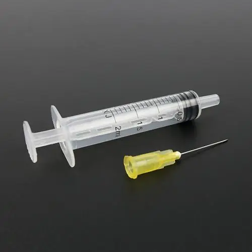 
Medical disposable syringe with needle 