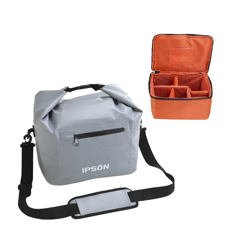 
Outdoor Waterproof Dry Roll Top Camera Bag for sport, floating, fishing. 