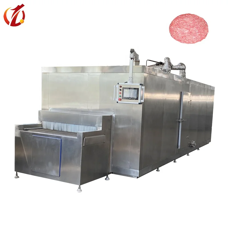 Fast Tunnel Freezing Iqf Quick Frozen Freezing Equipment Industrial Freezer Tunnel For Frozen live shrimp