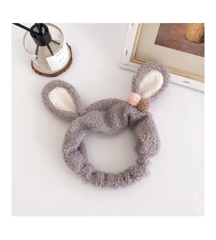 Bunny Ears Headband, Femininity, All-Match Makeup, Face Wash, Headband