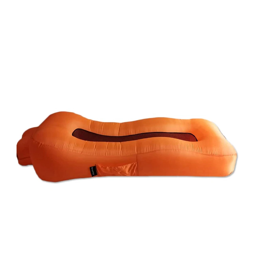 Camping Outdoor Leisure Couch Air Sofa Quickly Inflatable Lounger Polyester Air Bed Sofa Cum Chair