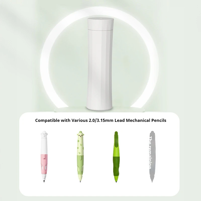 Wu Sheng 2.0 Semi-Automatic Pencil Sharpener: Compact Portable Sharpener for 3.0-3.15mm Large Diameter Pencils, Sharp and Clean
