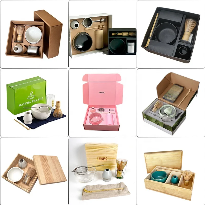 Новейшая натуральная кисть для смешивания маття порошок зеленого чая бамбуковый венчик с логотипом упаковки