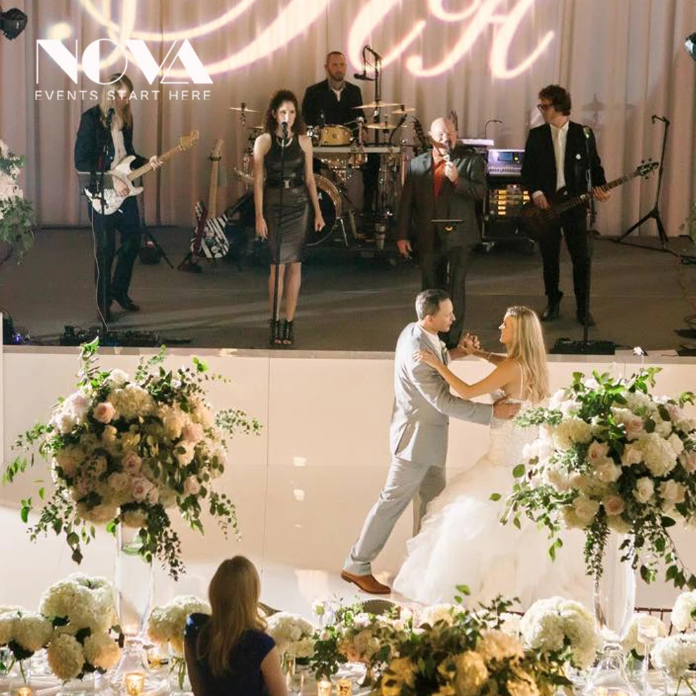 High quality portable break dance floor white