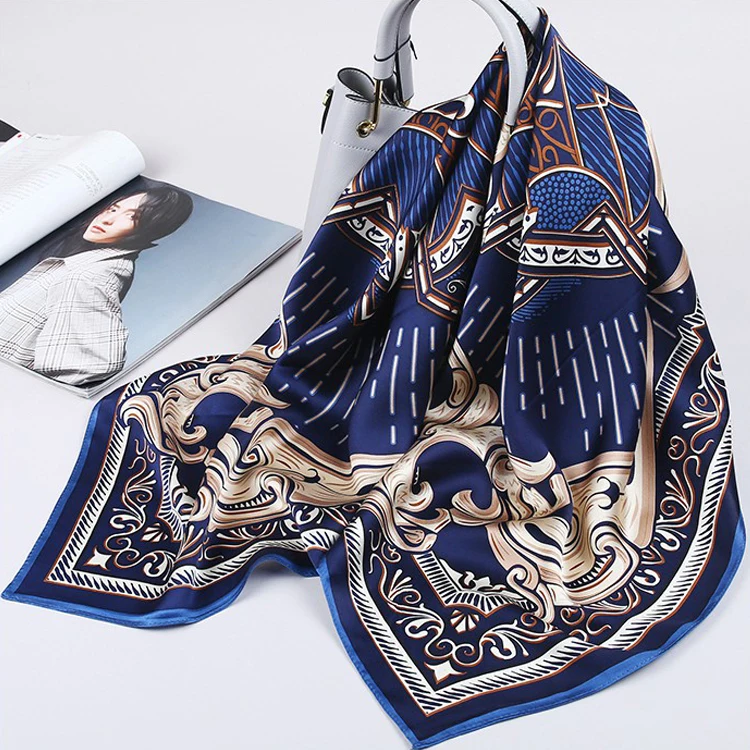 
Custom Silk Scarf Scarves Ladies 100% Pure Silk Scarf 