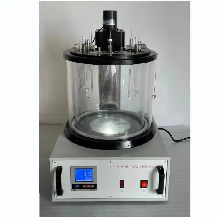 SYA-265C Kinematic Viscosity Tester Double cylinder 4 holes Lab Capillary Viscometer Oil  Viscosity Tester