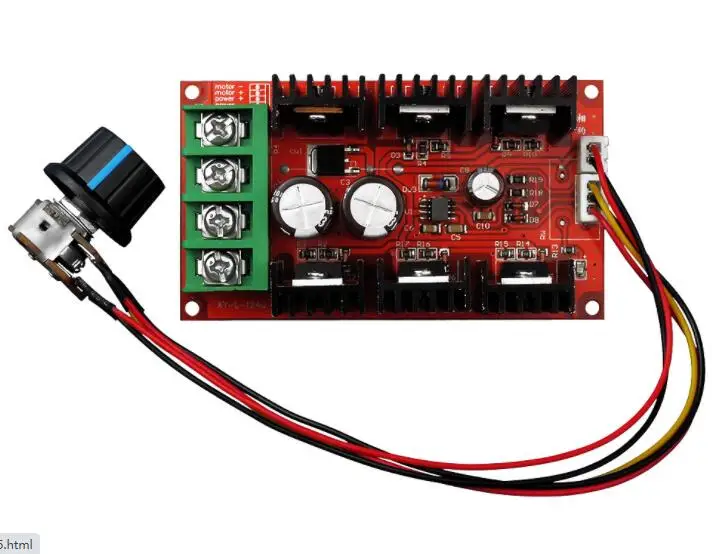 good sale DC Motor Speed Controller Regulator 12V 24V 48V DC Motor Speed Control PWM 9-50V 40A 2000W MAX HHO RC Controller