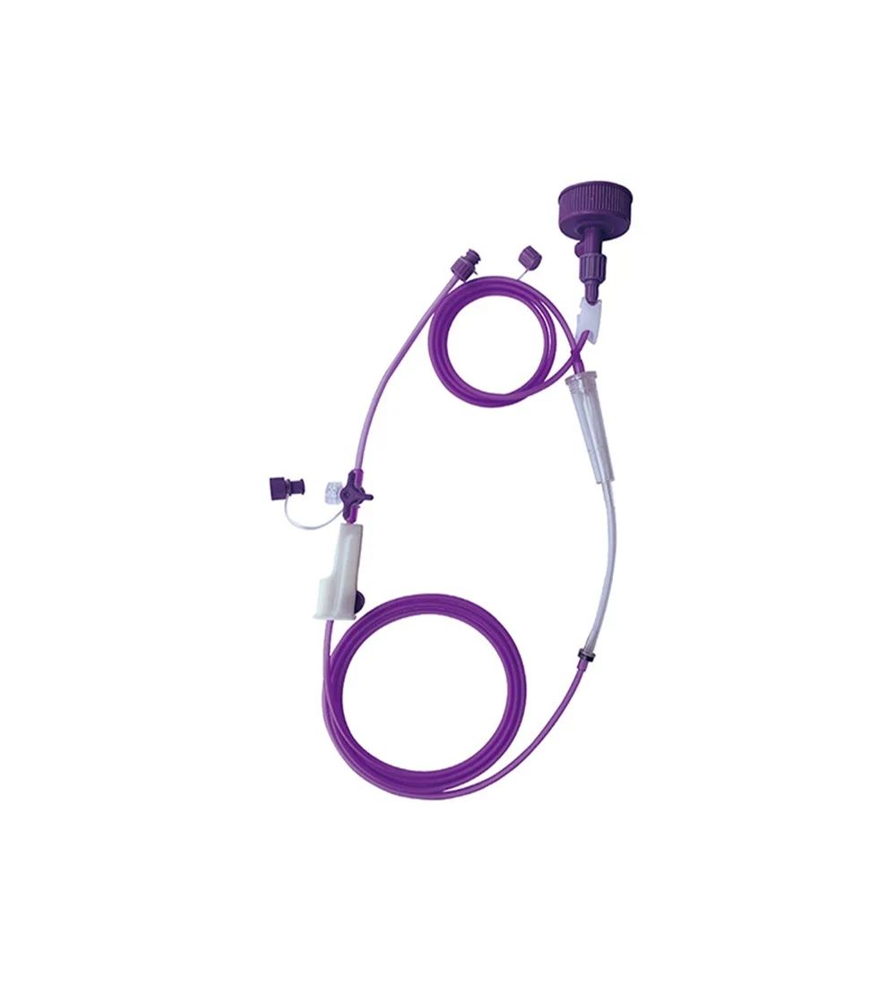 Medical Disposable Gravity Set Y Injection Port Stomach Feeding Tubes Gastrostomy Tube IV Set