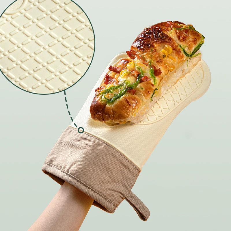 new product ideas 2024 Heat resistant silicone gloves kitchen accessories Household oven mitts for Cooking Baking