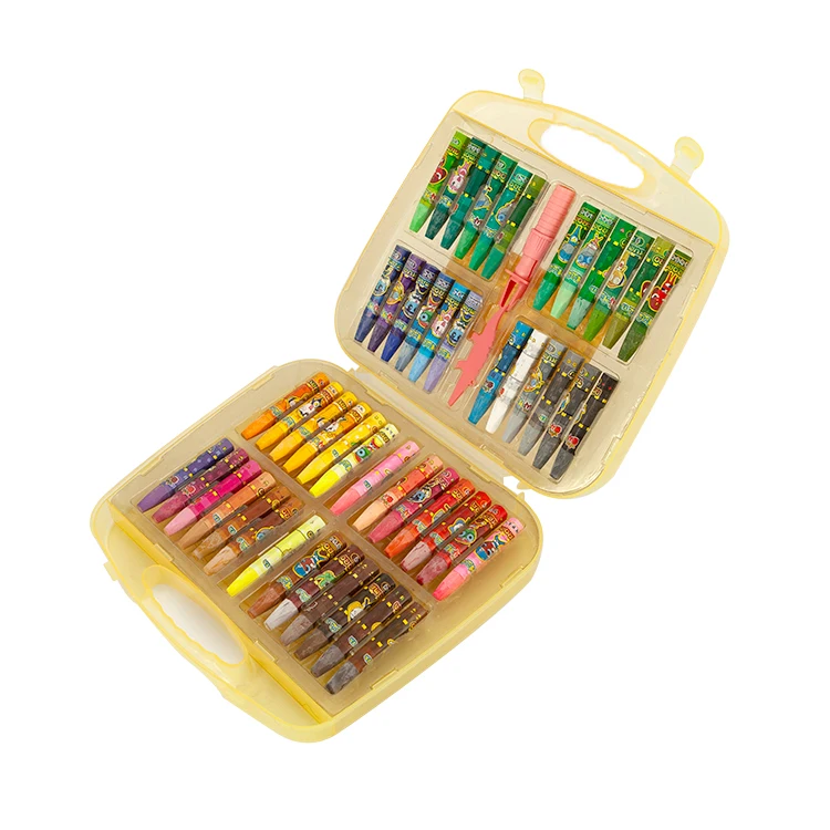 Cute Art Supplies Crayons 50 Colors Soft Oil Pastels Painting Stick