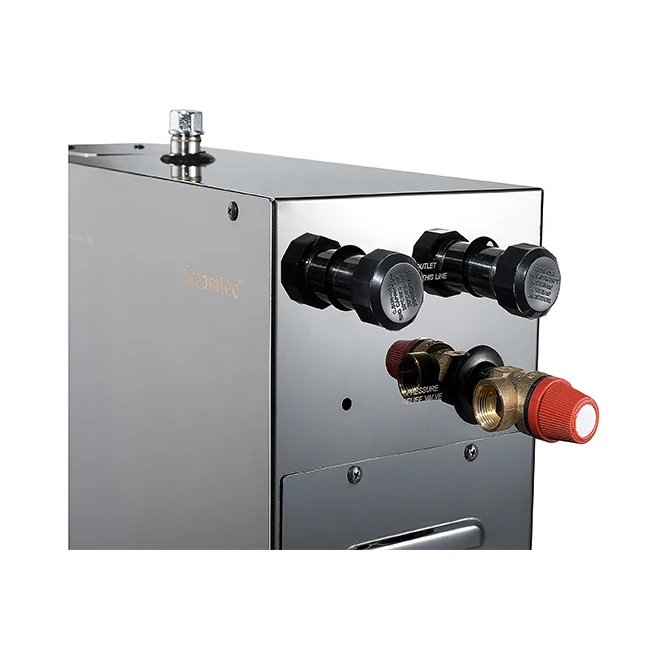 3-24KW Intelligent Waterproof Touch Screen Wifi Control Steam Bath Generator with SS316 Heating Elements Auto Descaling Device