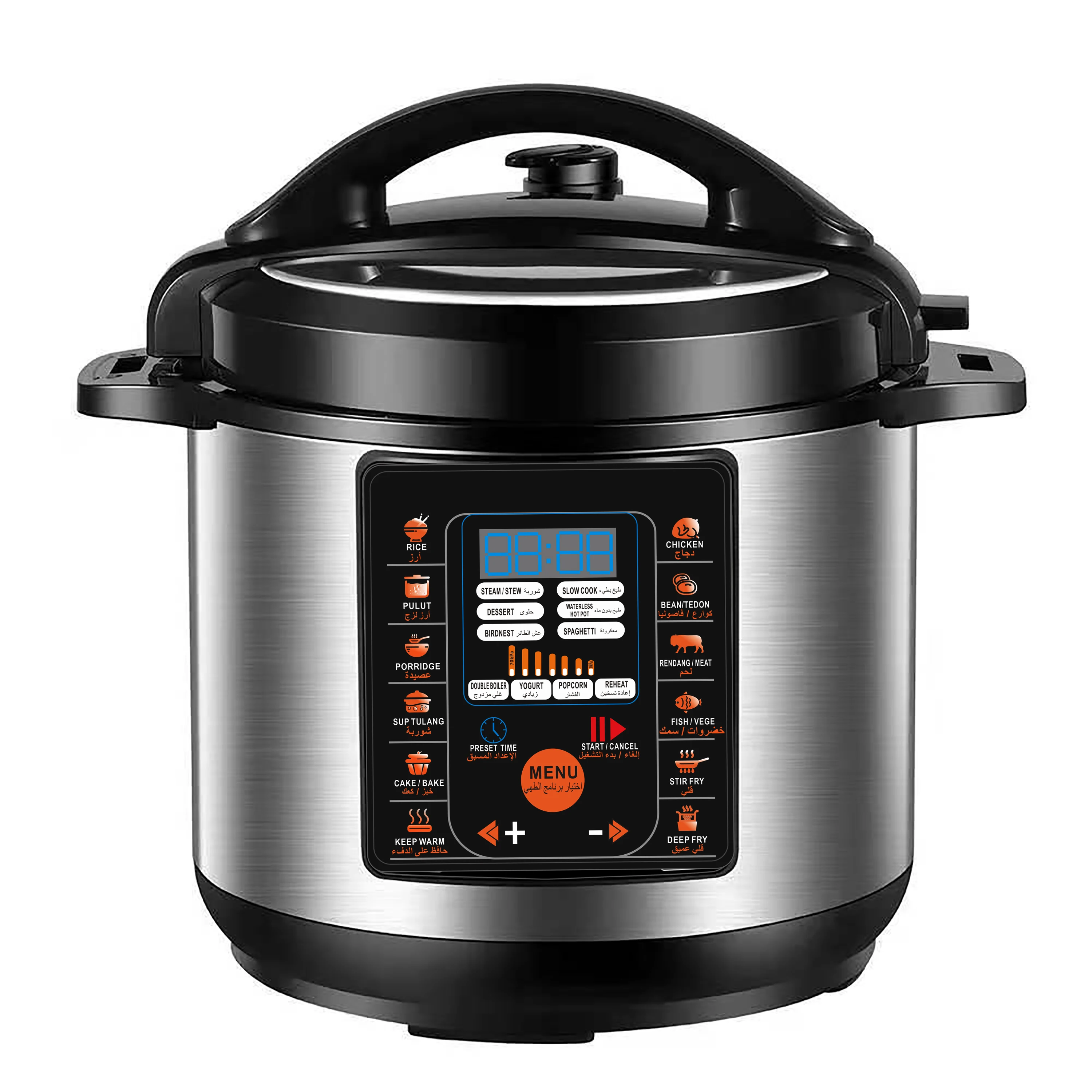 Factory Directly Wholesale 8L Programable Pressure Cooker Electric smart digital cooker Multi-cookers free accessories