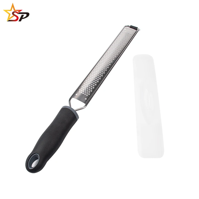 high quality Mill Cheese Grater Stainless Steel Lemon Zester Citrus Ginger Garlic Grater Long Handle Vegetables Kitchen Tool