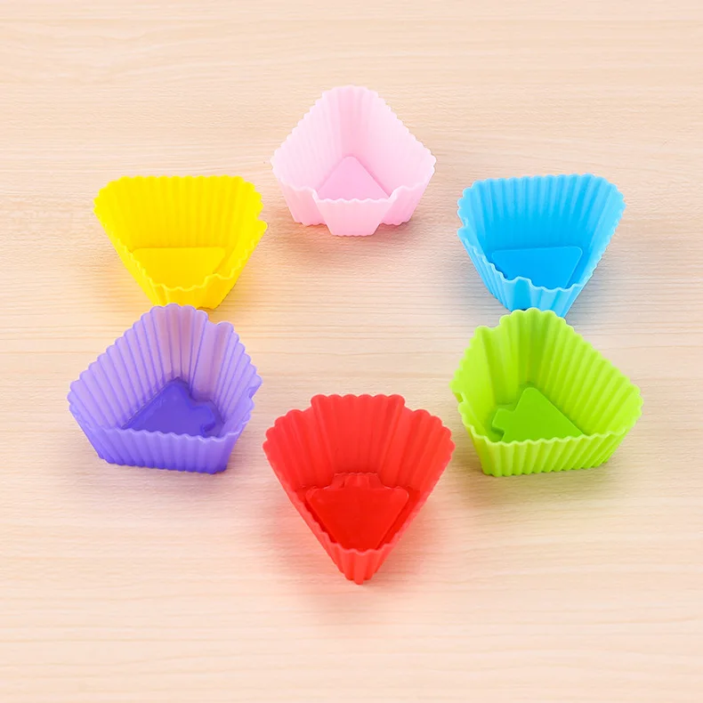 Reusable Homemade Mini Silicone Pastry Muffin Molds Cupcake Liners Baking Cups