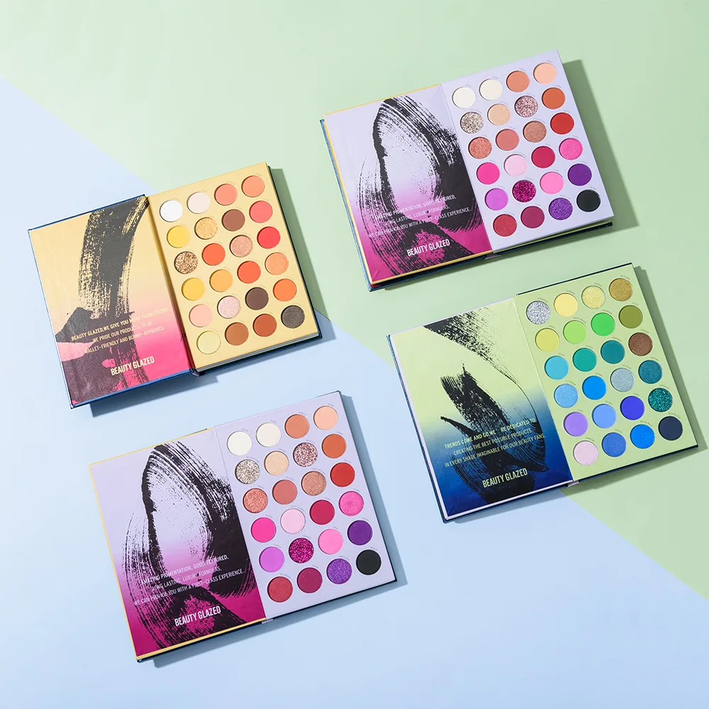 2020 New BEAUTYGLAZED New Eye Shadow Books Eye Shadow color shades