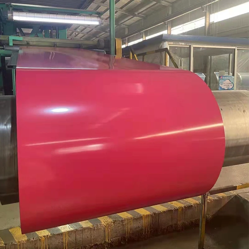 Red Blue RAL series Color Coated Steel Coil Sheet PPGI/PPGL metal sheet prepainted PE/PVDF/HDP