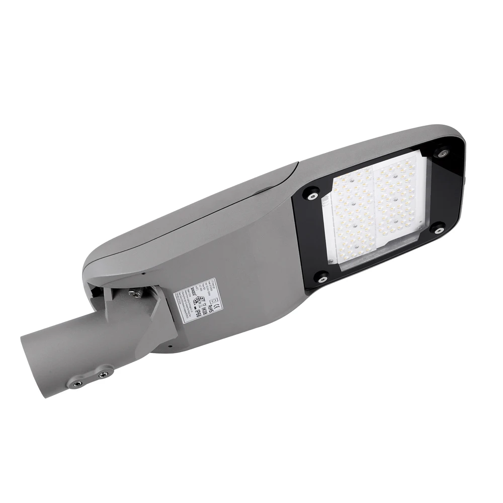 80W 100W 150W SMD LED Outdoor Street Light Aluminum Alloy Housing IP66 Rating for Road Certified by ROHS EMC ENEC VDE LVD