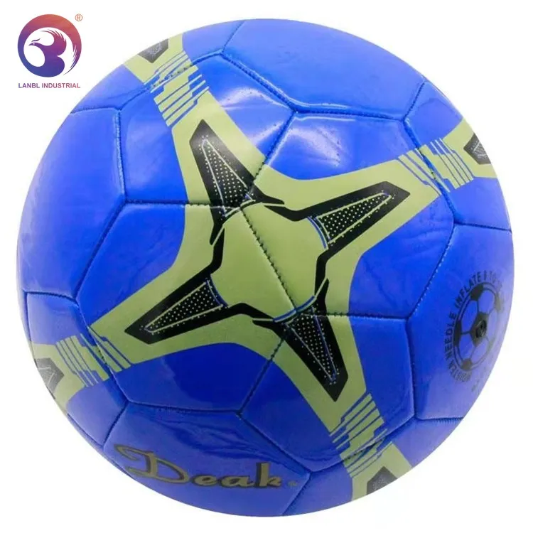 Customized Outdoor Train PVC Soccer Ball Size 4 Football Soccer Ball