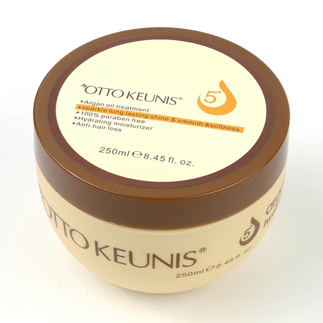 OEM ODM 250ml 500ml Amazon hot selling argan oil coconut oil hydrating mask for wigs hair extension hair