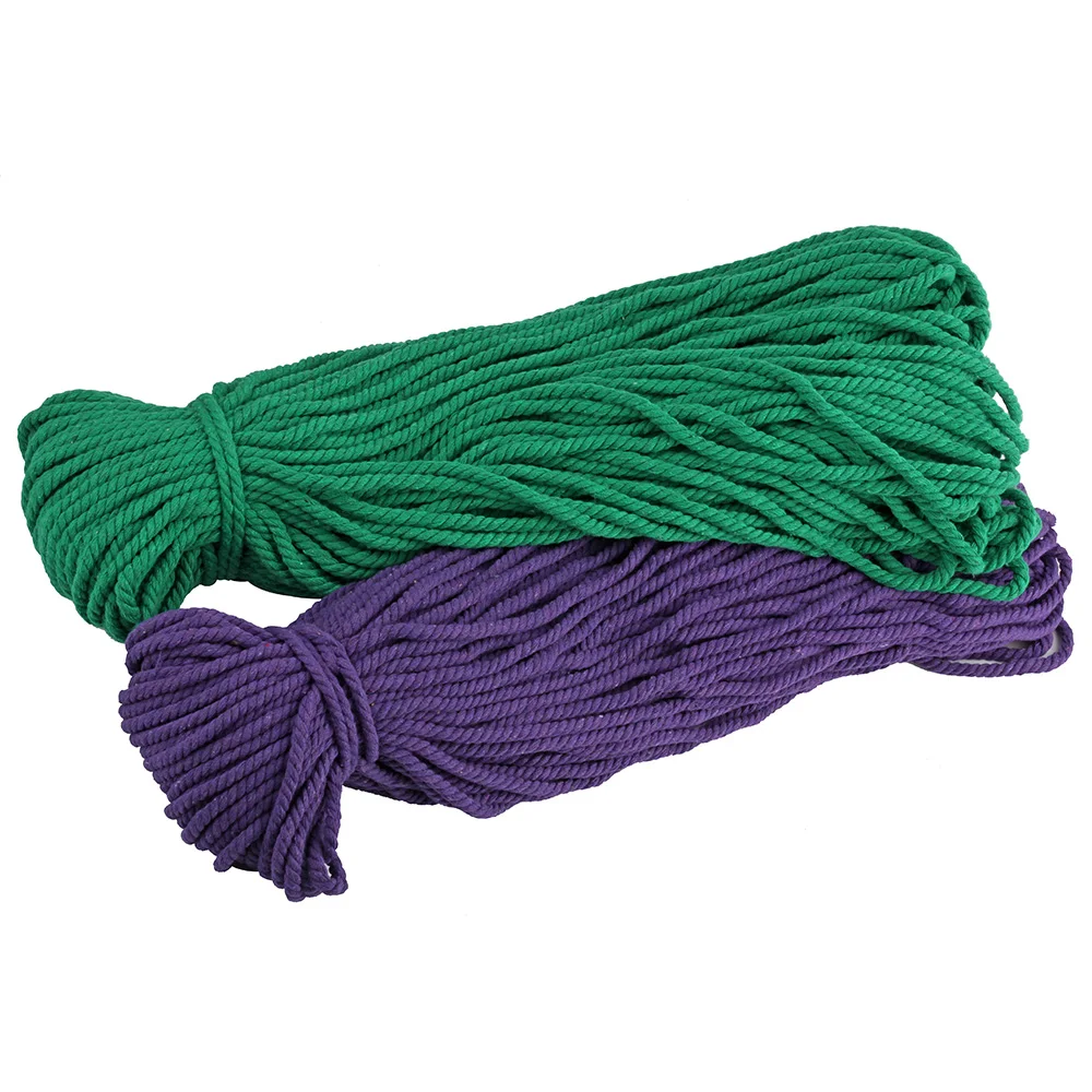 Wholesale wall decorative DIY Handmade Colorful 5mm Cotton Natural Color macrame cord twisted cord