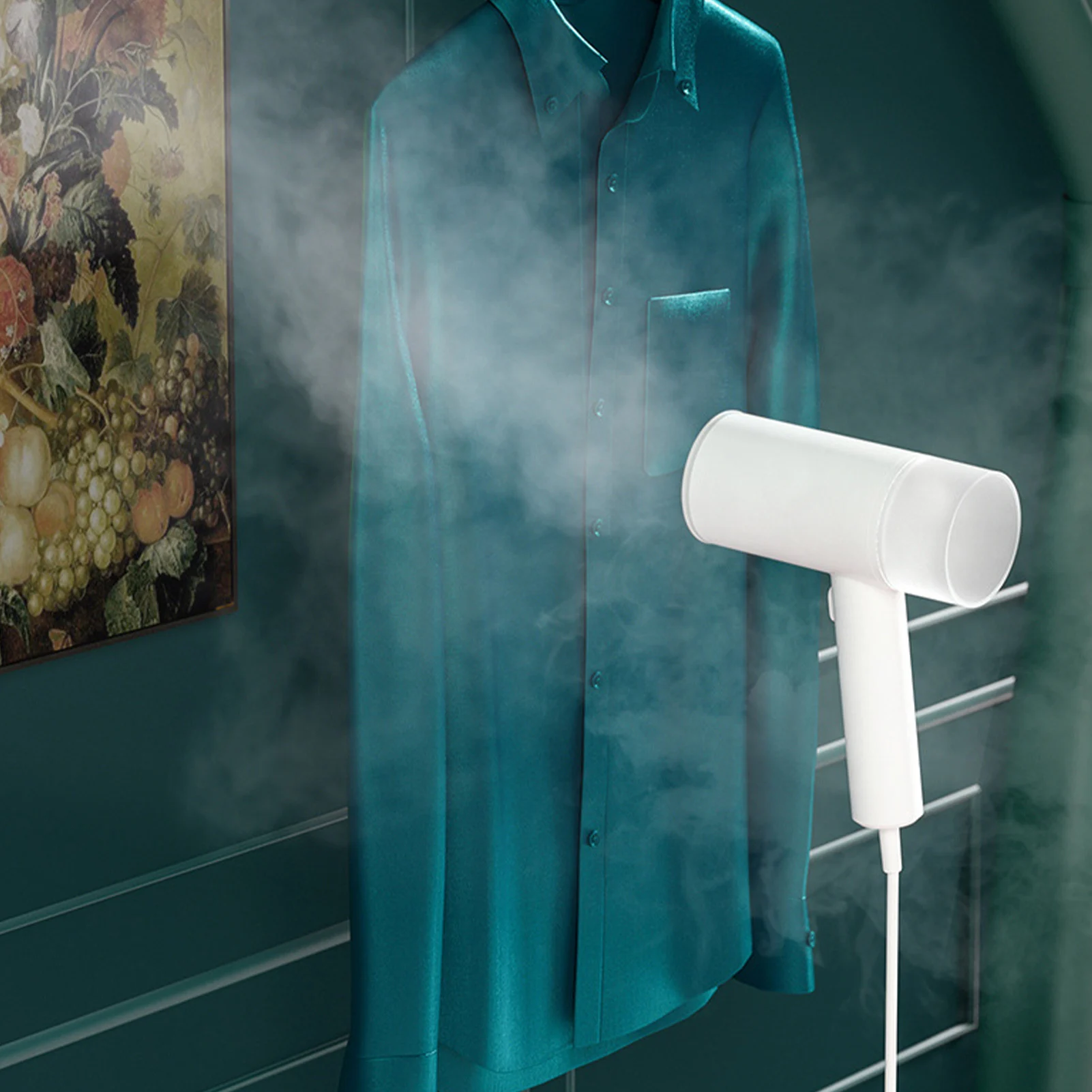 Вертикальный портативный отпариватель для одежды, ручной складной отпариватель для одежды для дома и путешествий с щеткой в комплекте 200 мл