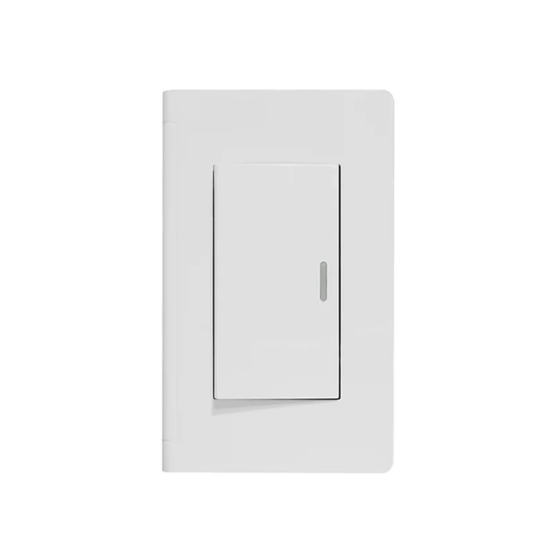 110V Electrical Wall Switch and Socket 1 Gang 2 Set Customize Color 110/220V AC 15 Years 120*70mm