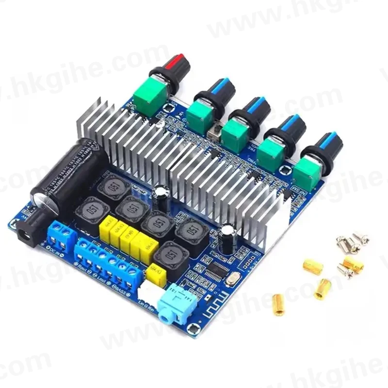 wholesale 2*50W+100W TPA3116 5.0 HIFI Power Subwoofer Amplifier Board 2.1 Channel TPA3116D2 Audio Stereo equalizer Amp