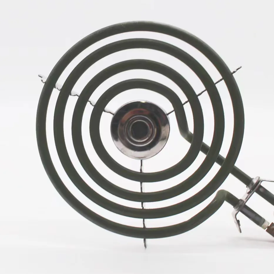 110v 3500w SS304 tubular heating element small heater 3 rings coil heating element