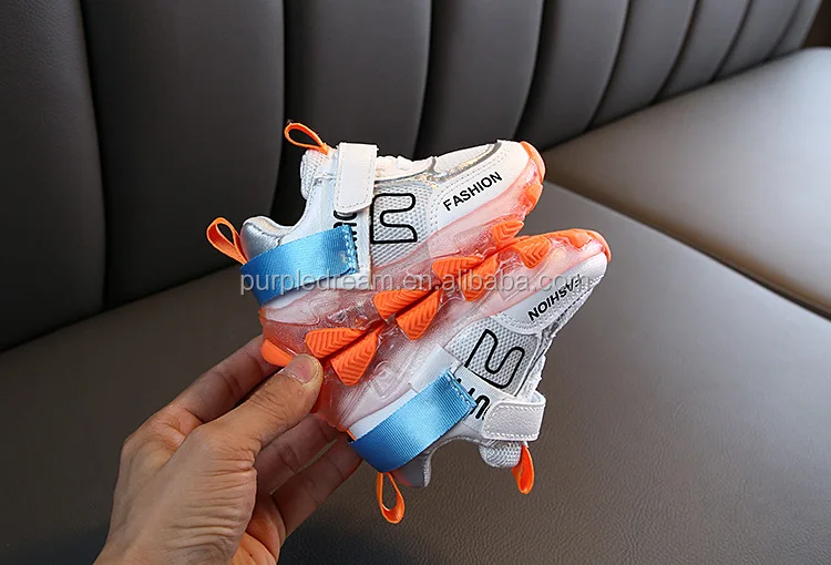 
PU Baby Casual Shoes LED Lighting Sport Shoes 
