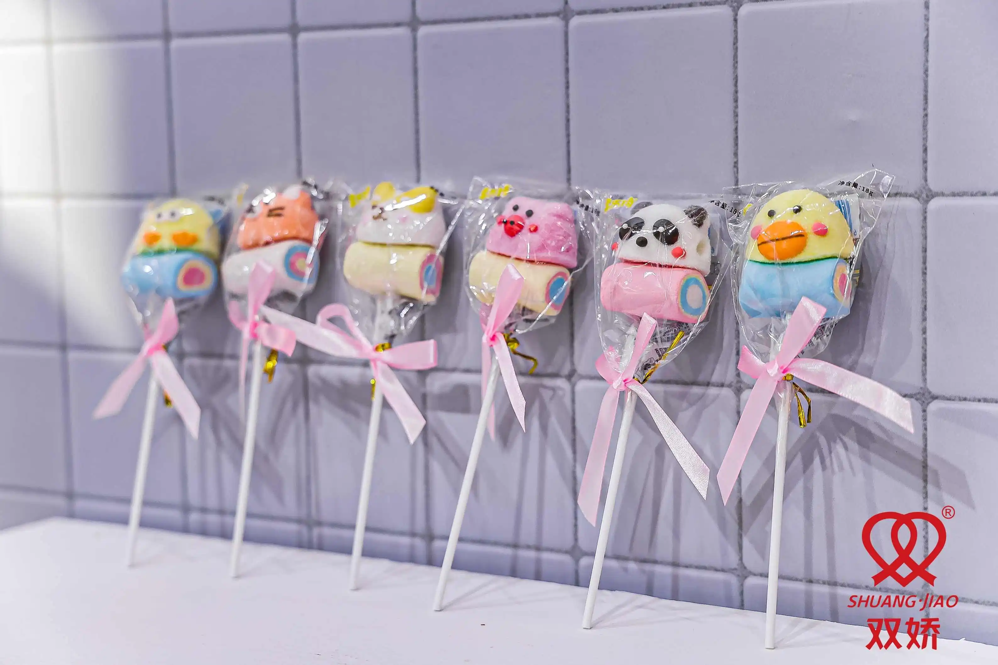 Candy Supplier Wholesale Low Price Soft Cartoon 18g Marshmallow Candy