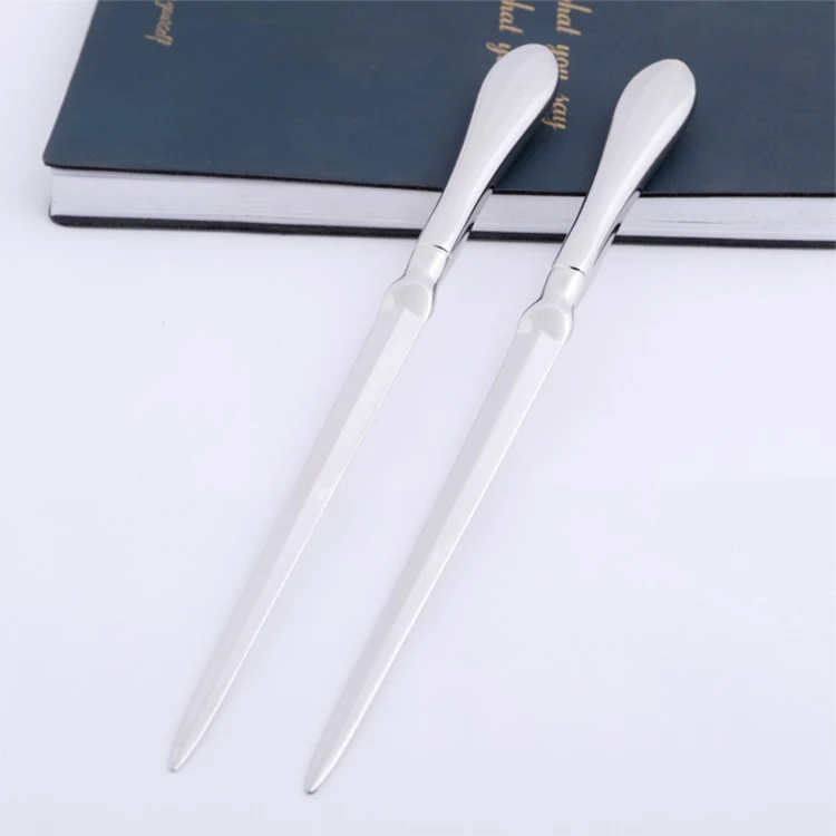 Wholesale envelope opener Vintage zinc alloy letter opener Stationery appliance utility knife Rice paper cutter