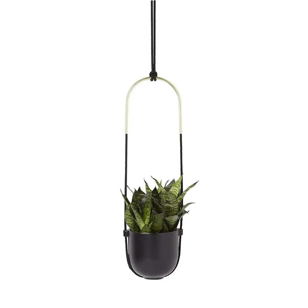 Modern Customized Colorful Wall Plant Hanger with Pot