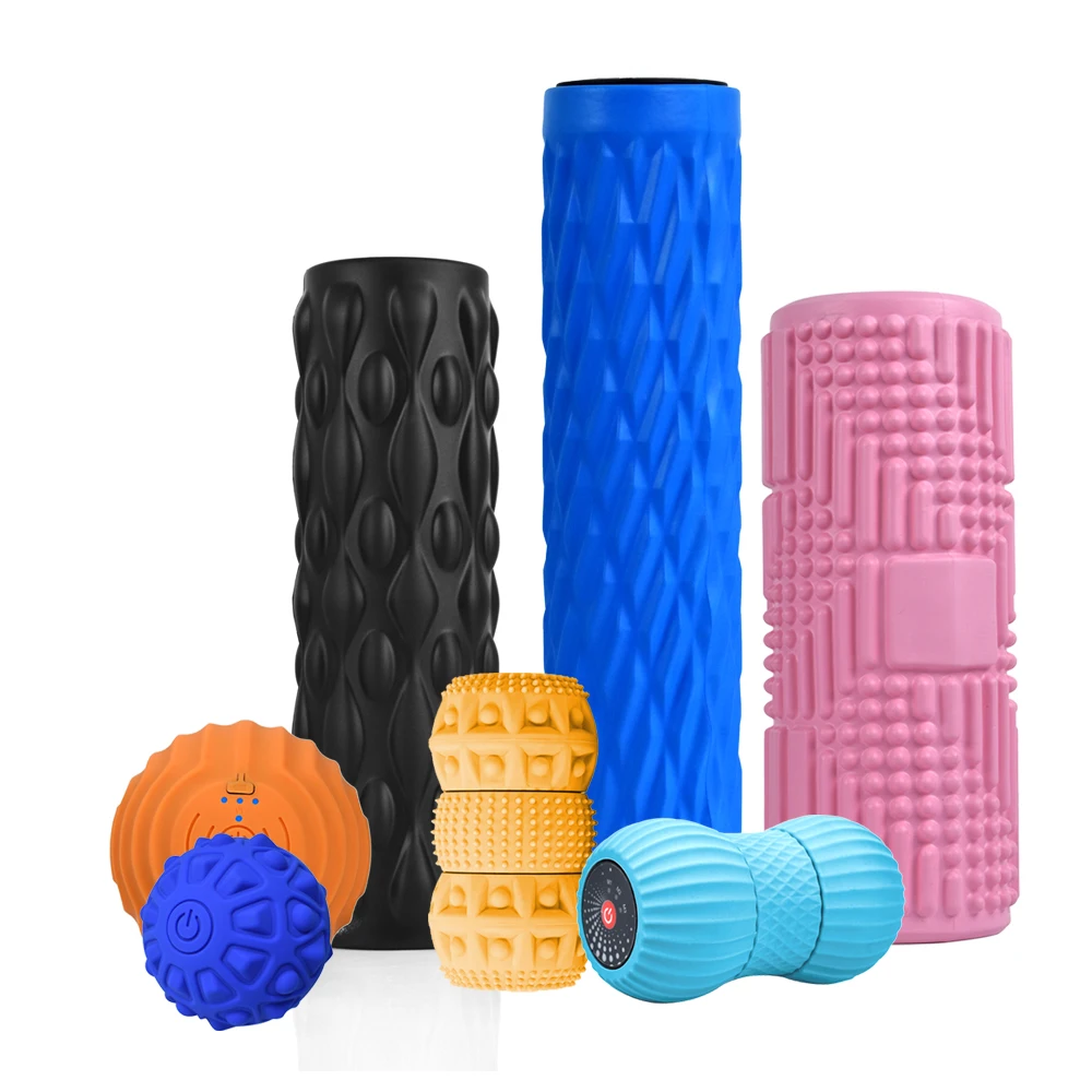 gym fitness equipment customisable  EVA foam roller kit with muscle roller stick