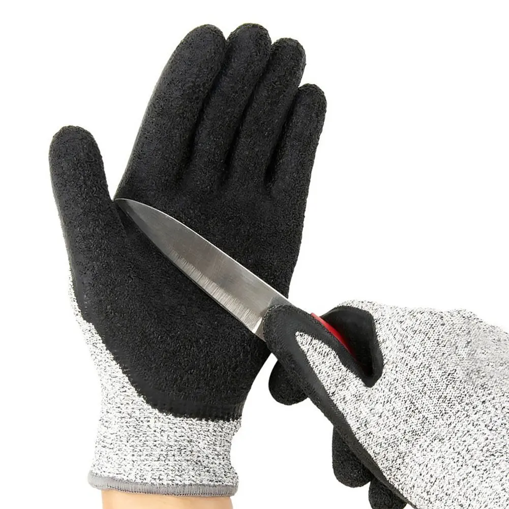 Stretch Fit Durable Power Grip Pass Food Contact Thin Machine Washable Cut Resistant Outdoor Work Thickened Safety Gloves