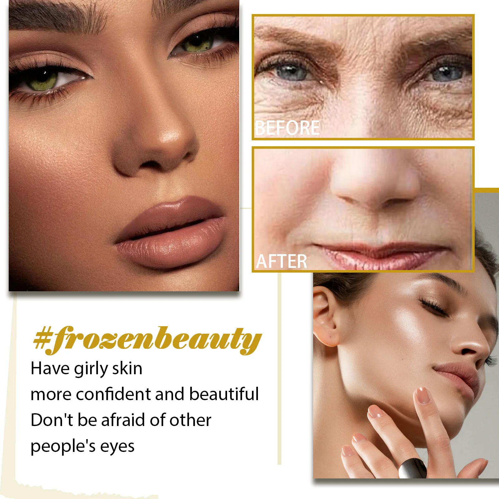 korean bee venom Niacinamide peptide hyaluronic acid firming anti aging whitening face skin care serum facial serum for face