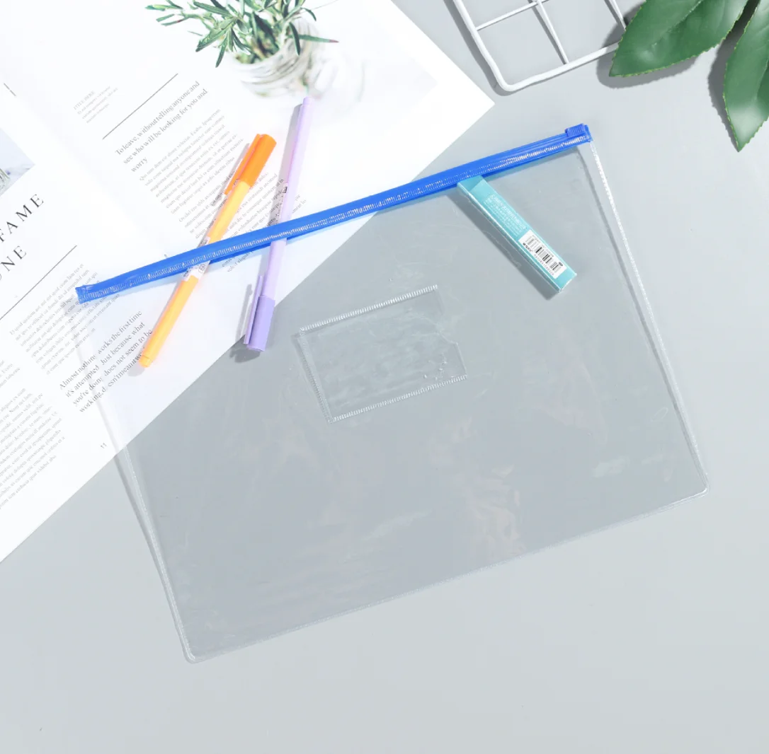 Бесплатный образец, ПВХ A4/A5/A6 сертификат, сумка-Органайзер для документов